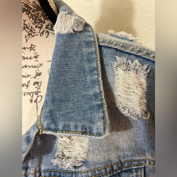 Women’s Denim Jacket Size M Medium - Picture 9 of 14